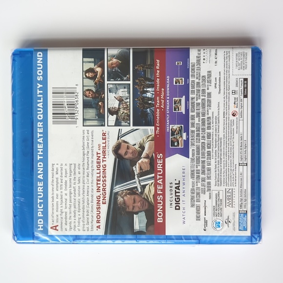 2/$15 SEALED NEW - 7 Days In Entebbe Blu-ray DVD - Picture 4 of 5